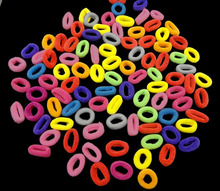 Mixed Colors 80 pcs/Lot 2015 Hair Accessories Girls women Cute Candy Color Elastic Hair Bands Hair Rope Kid’s Rubber Bands