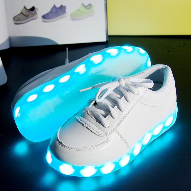 USB Зарядка Tenis Led Feminino Корзины Привело Enfant Загораются Тренеры Малыш Повседневная Мальчик и Девочка Светящиеся Светодиодные Кроссовки Ребенка светящиеся Обуви