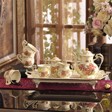 Quality wedding gift fashion coffee cup tea set d Angleterre ceramic derlook afternoon tea set