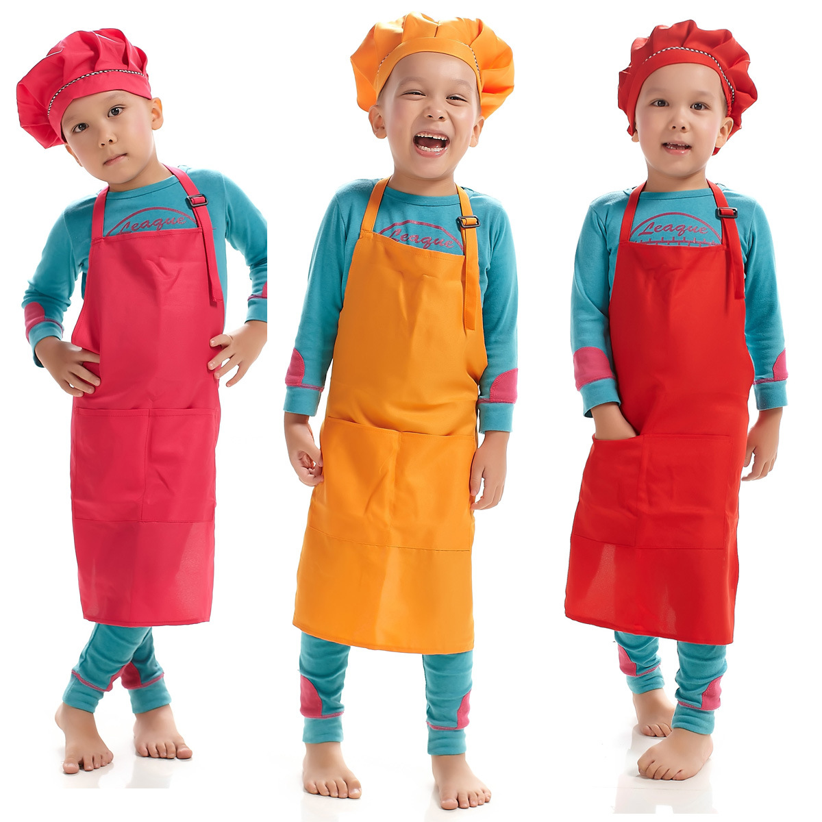 Hot Sale Children Kids Plain Apron Kitchen Cooking Baking Painting