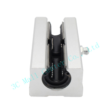 2pcs 3d printerSBR12LUU 12mm Long Linear Ball Bearing Block Support CNC Router SBR Shaft Rail Support Linear Components Bearing