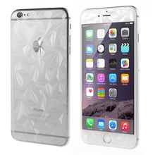 For iPhone 6s Plus 5.5-inch Screen Protector 3D Diamond Pattern for iPhone 6s Plus / 6 Plus Front Screen Protector + Back Film