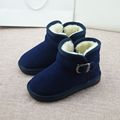Hot Russia 2016 Winter new children s snow boots girls boys waterproof thicker warm genuine Leather
