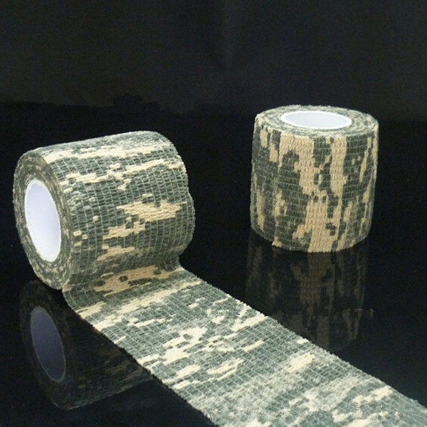 New Arrived 5CM 4 5M Army Camo Wrap Rifle Shooting Hunting Camouflage Stealth Tape Bandage 1