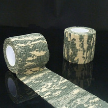 New Arrived 5CM*4.5M Army Camo Wrap Rifle Shooting Hunting Camouflage Stealth Tape Bandage*1