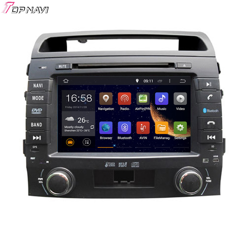 8 Quad Core Android 5 1 font b Car b font Radio GPS For TOYOTA Land