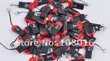 high quality,hot sell,100pcs/lot ,whistle USB 2.0 T-flash memory card reader/ TFcard /micro SD card reader,adapter