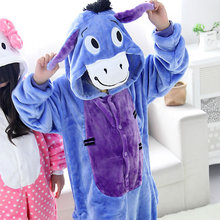 Boys Girls Pajamas Spring Autumn Winter Children Flannel pijamas Stitch Dinosaur Unicorn Kids Cos Animal pyjama