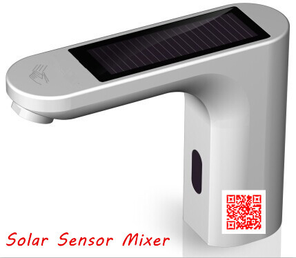 Thermostatic solar sensor auto faucet basin mixer Automatic Touchless Chrome Sensor Faucet tap