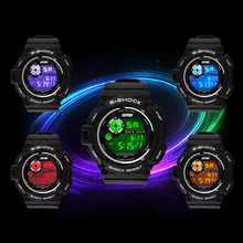 Militar moda a prueba de agua LED Digital Alarm fecha reloj de pulsera deportivo