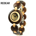REDEAR915 bamboo and wood material luxury watches women s high end brand wrist watch quartz watch