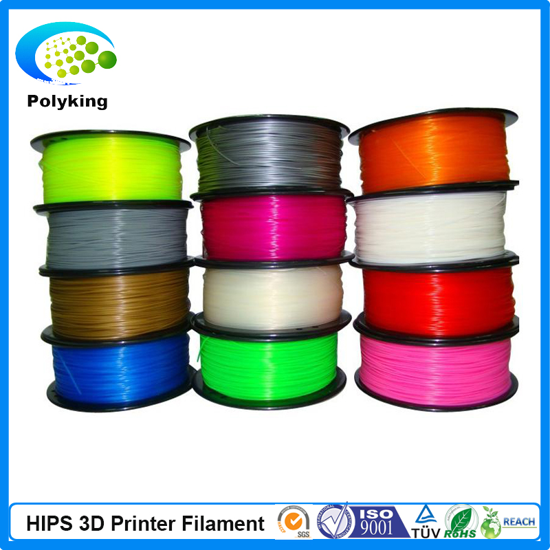 Low Smoke Odourless HIPS 3D Printer Filament Transparent 3mm Diameter Suitable for Art Print