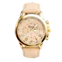 Best Deal New Fashion Women’s Fashion Roman Numerals Faux Leather Analog Quartz Wrist Watch Lady Watches Accessories 1PC