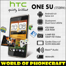 HTC ONE SU T528W Dual Core Phone Dual SIM 1G RAM 4G ROM 4.3 Inch Gorilla Glass screen Unlocked Android 4.0 Free Shipping