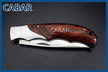 CABAR 2015 New Arrival 85mm Single Blade Hunting Camping Diving Outdoor Knife Top Quality Blade Fold