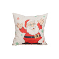 2016 New Arrival 45CM 45CM Sofa Car Seat Cover Cotton Linen Christmas Santa Claus Printed Cushion