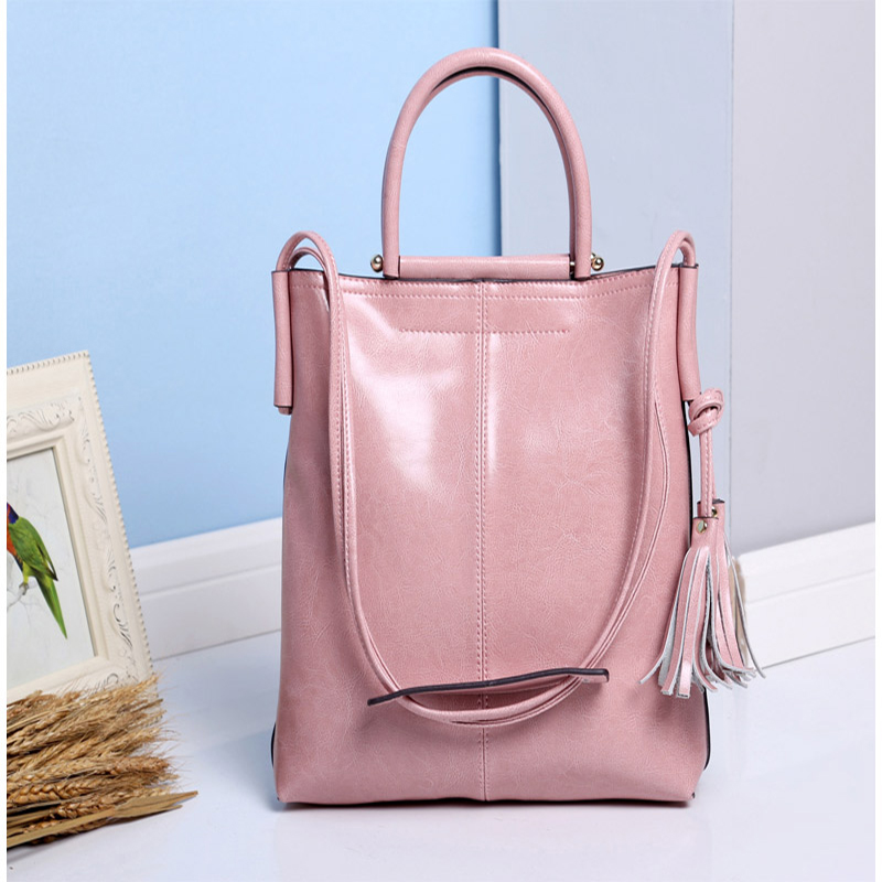 Women Luxury Handbag Designer Women Leather Handbags Black Bucket Shoulder Bags Ladies CrossBody ...