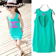 Summer style girl dress cotton baby dress hollow out girls clothing infant princess dress baby girl clothes kids dress
