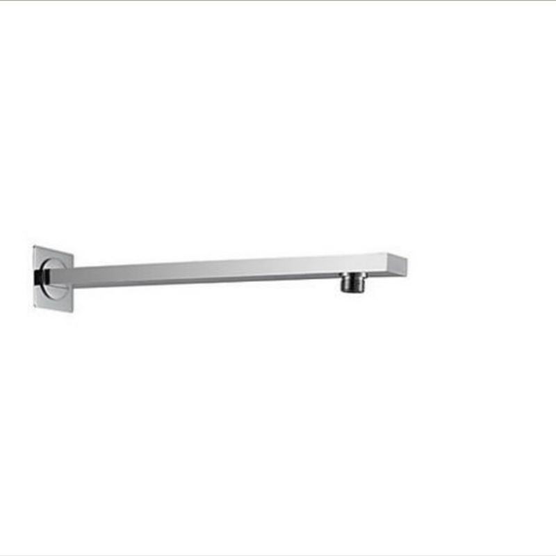 Free Shipping Wholesale And Retail Promotion 37cm Length Chrome Brass Wall Mounted Square Bathroom Shower Arm