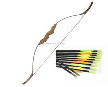 45/50Lb Black Hunting Bow Traditional Archery Hunting&Shooting Right Handed Take-down recurve bow