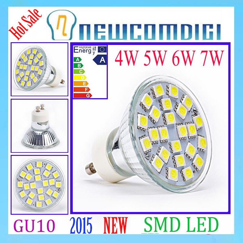 2015New Eyourlife 220 110v GU10 3528 5050 SMD LED SPOTLIGHT LED Ceiling spot light home studio