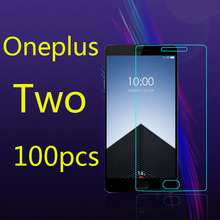 Protective Film Premium Tempered Glass Screen Protector for Oneplus Two ,100pcs/lot Free shipping