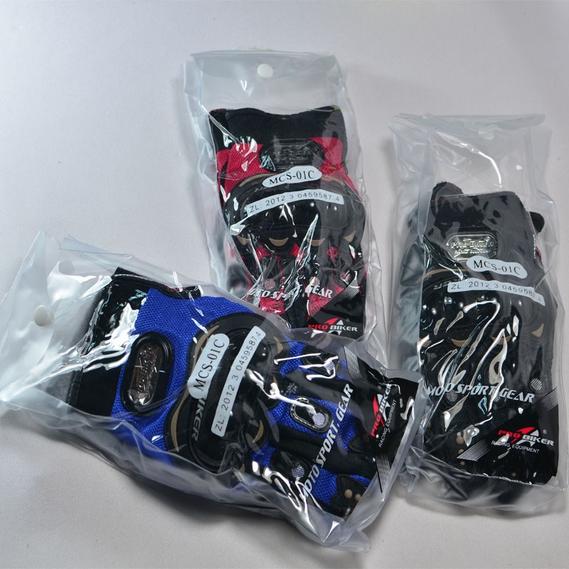 motorcycle gloves packing