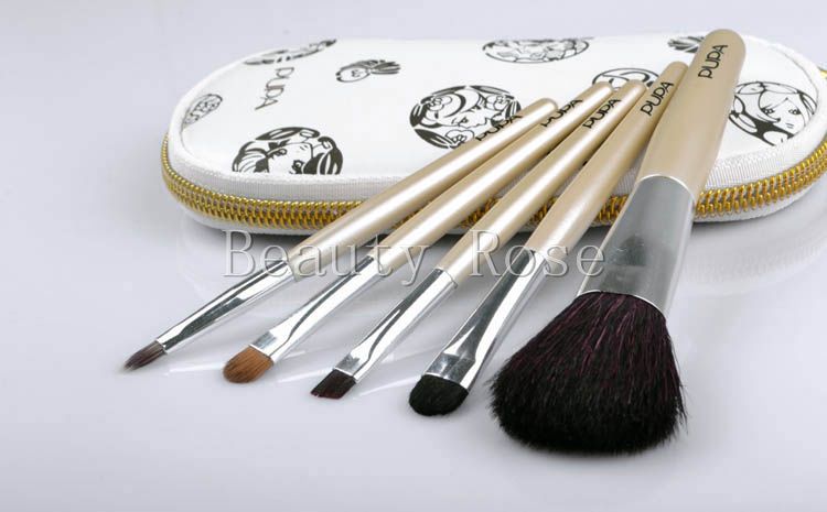 Natural natural  makeup Brand  PUPA professional 5pcs Professional brushes Hair brushes hair Brushes 2013 Makeup