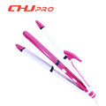 CHJ Hair Curler 3 IN1 Hair Curling Iron Ceramic Flat Iron Hair Crimper Hair Curler Iron