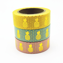 New Foil Washi Tape Office Adhesive Scrapbooking Tools Kawaii For Photo Album Cute Decorative Christmas Craft Gift Paper Crafts