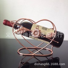 Love type iron wine rack wine rack wine prop golden bronze rose gold
