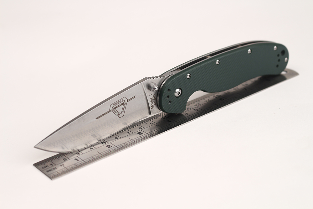 2 Colors Ontario RAT Model 1 Bigger Survival Folding Knife AUS 8 Stonewash Blade G10 Handle