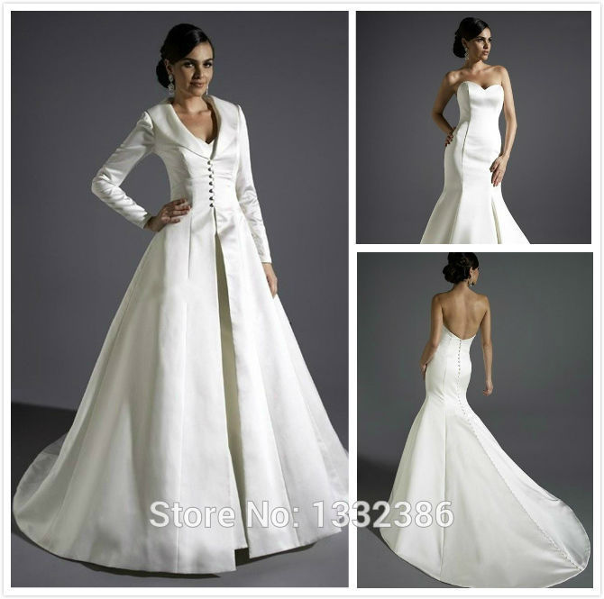 wedding dresses with coats