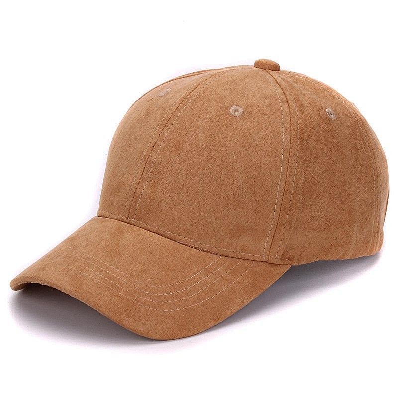 2020 Wholesale Plain Suede Baseball Caps With No Embroidered Casual Dad ...