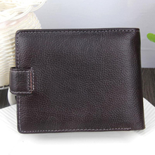 Luxury Mens Wallet Genuine Leather Wallet for Men Carteira Masculina Trifold Real Cowhide Purse Credit Card