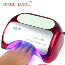 Nail polish gel art tools Professional CCFL 48W LED UV Lamp Light 110-220V Nail Dryer with Automatic Induction Timer Setting