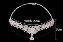 Hair Accessories For Women Fashion Crystal Hair Headpiece Charms Head Bands Bridal Crown Hair Jewelry