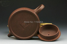 YiXing Purple Clay Pots Handmade Pottery Ware Kung Fu Teapot Tea Accessory 190ml