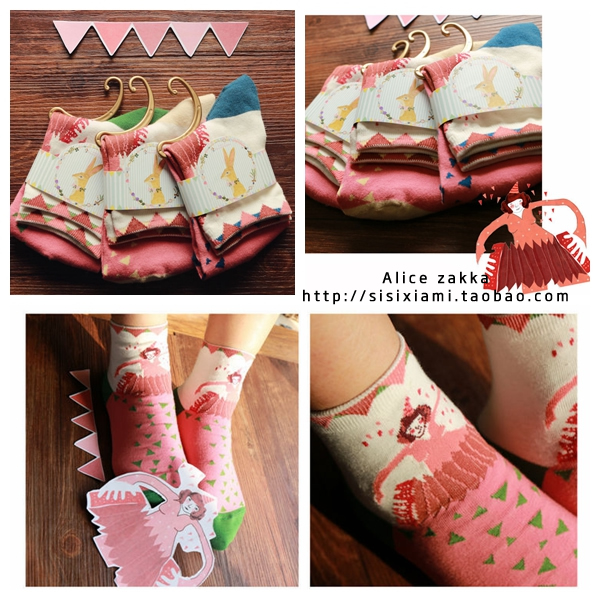 Cloth orgnan lady short socks combed cotton female...