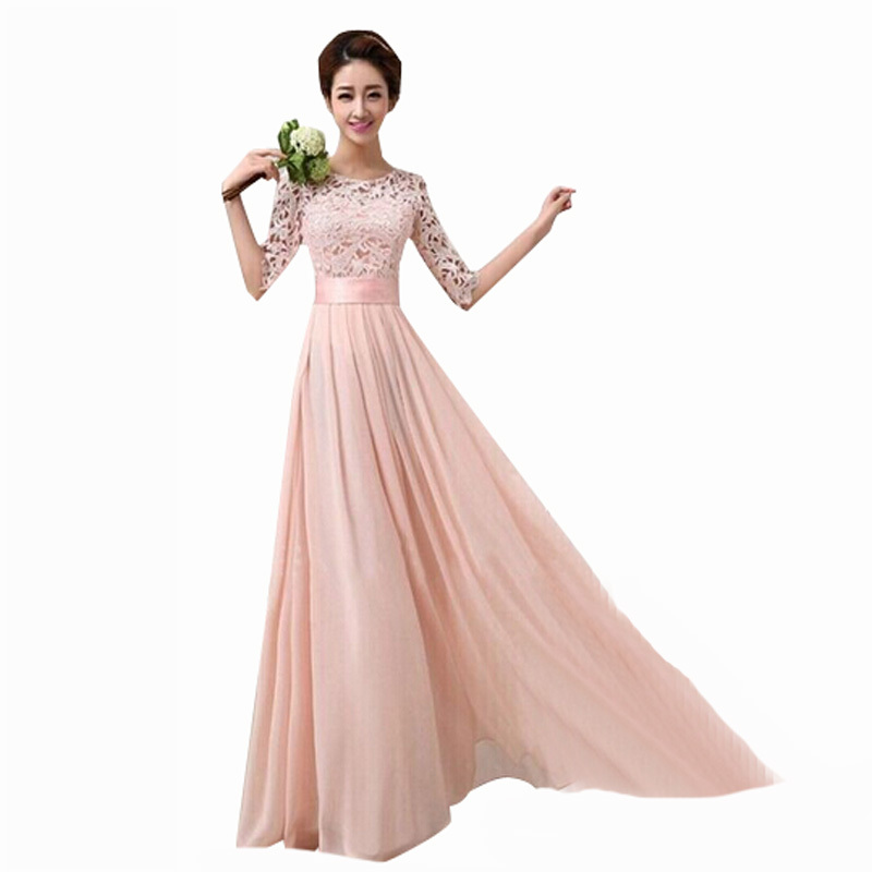 Summer Style Women Lace Sexy Fashion Chiffon Maxi Dresses 2015 Sexy ...