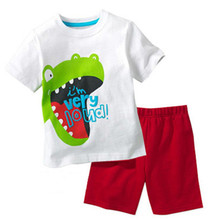 1 set retail 2015 new kids children s clothing summer clothes suit Boys girls fashion sports