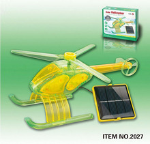 2016 DIY Kits Solar Helicopter Solar Toys For Children Educational Mechanical Quadcopter juguetes Christmas Gift