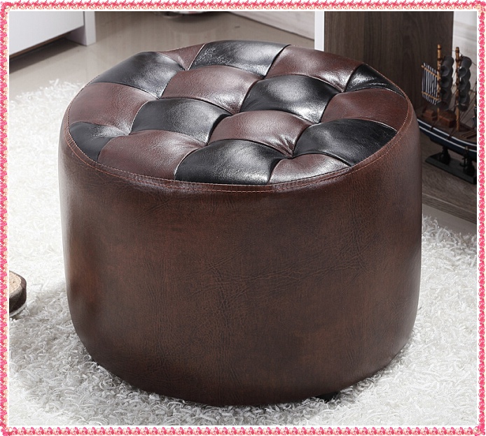 Online kopen Wholesale moderne lederen poef uit China moderne lederen