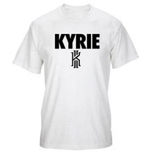 2016 Summer Fashion Brand Men Casual T shirt Letter Kyrie Irving Sport Tees Top Basketball Training Cotton T-shirts T-F11459