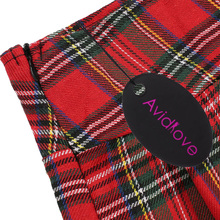 Avidlove Brand Women Fashion Sexy Lady Schoolgirl Cosplay Sleepwear Plaid Night Super Mini Pleated Skirt