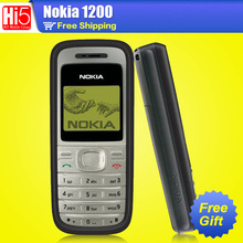 Nokia 1200 cell phone Original mobile phone Nokia 1200 Free Shipping Refurbished
