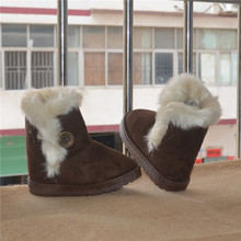 2015 children winter boots kids snow boots thickening cotton padded children shoes Fashion warm boys girls
