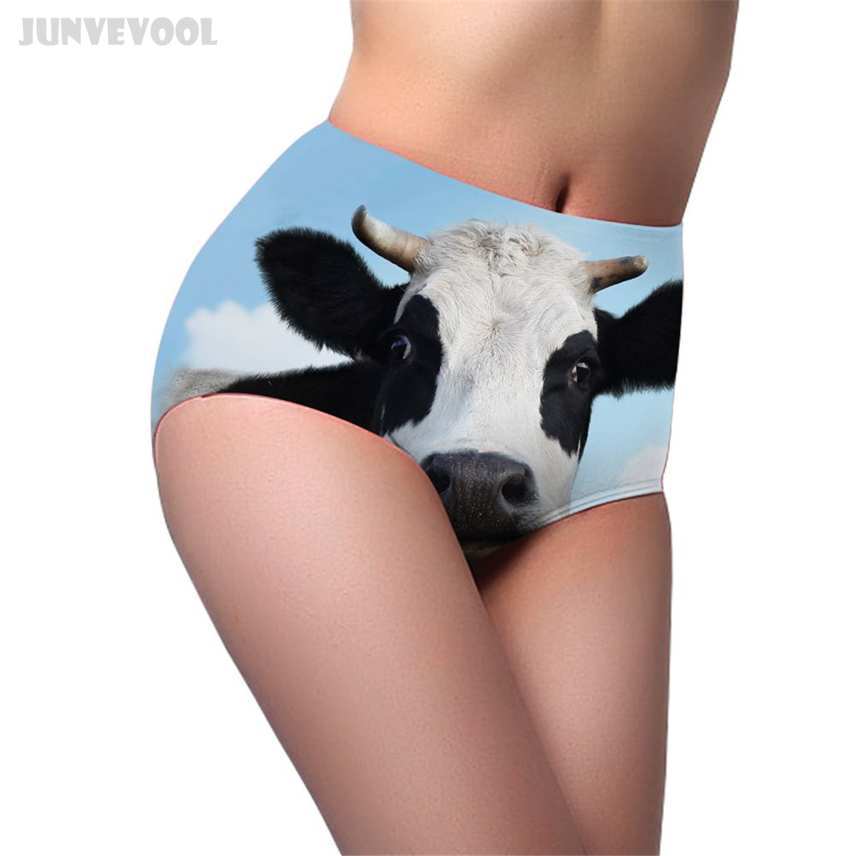 Womens Shorts Cotton Underwear Briefs XXXL Christmas Halloween 3D Printing Animal Fun Funny Multi-Piece Suit