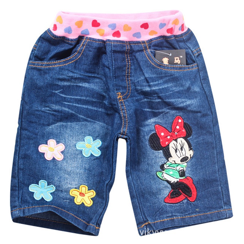 Minnie jeans shorts girl 1-2