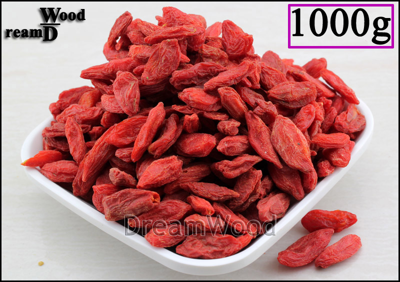 1000g Super Grade Goji Berry Organic Dried Wolfberry Ning Xia Goji Berry 1KG 2 2LB Chinese